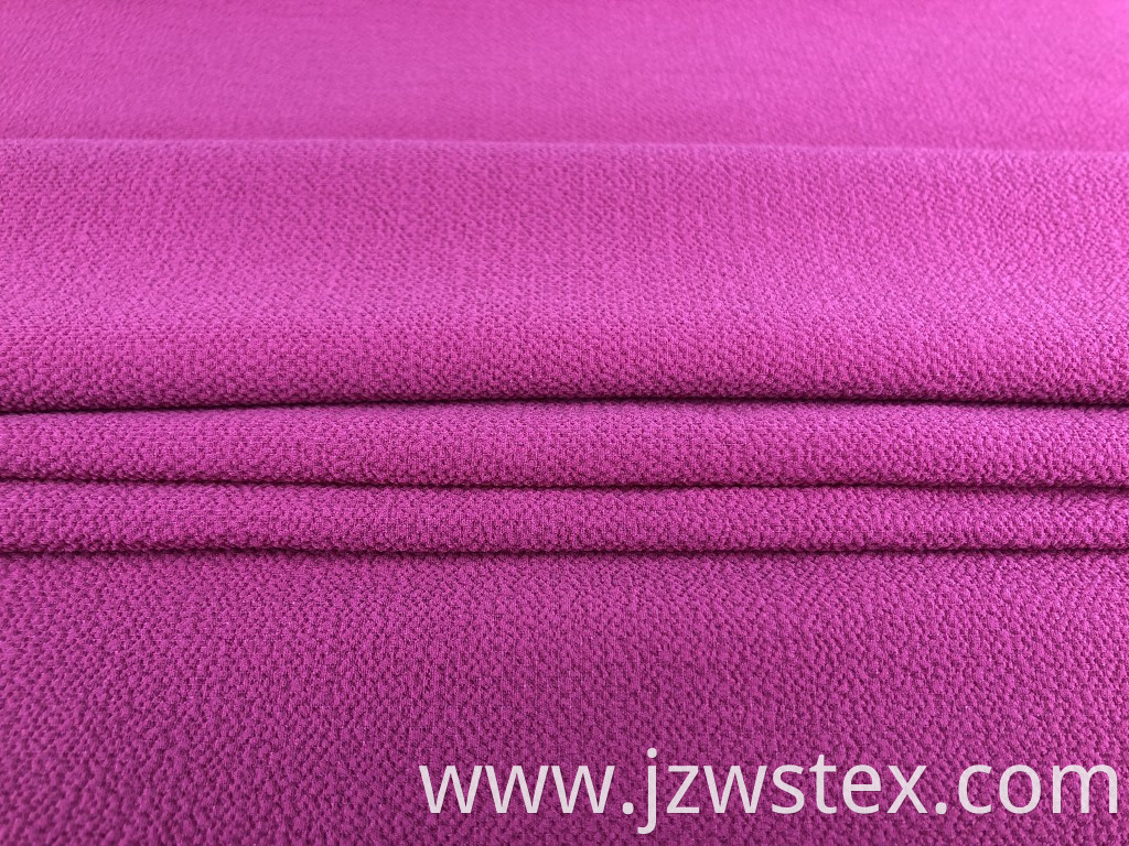 spandex polyester elastane dyeing fabric bubble crepe woven flower dress shirt fabric